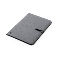 Conference folder A4 with notebook (20 lined sheets, one-sided printing), made from RPET AIV0235-19