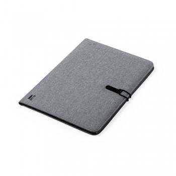 Conference folder A4 with notebook (20 lined sheets, one-sided printing), made from RPET AIV0235-19