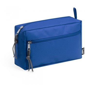 RPET cosmetic bag with zipped main and front pocket AIV0899-11