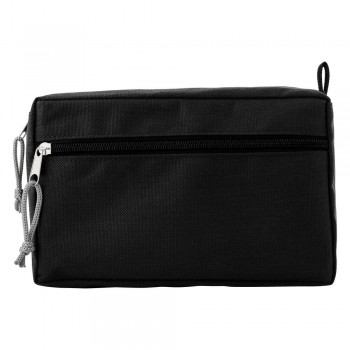 RPET cosmetic bag with zipped main and front pocket AIV6988-03