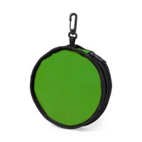 Double bowl for dog, foldable, made from polyester RPET, carabiner belt clip included AIV1001-06