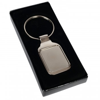 Rectangular keyring, in presentation box AIV2029-32