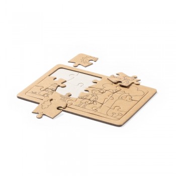 Puzzle set made from recycled cardboard, 2 patterns included AIV1008-00