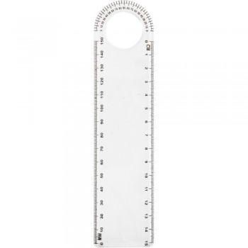 Ruler 15 cm with loupe and protractor AIV9694-00