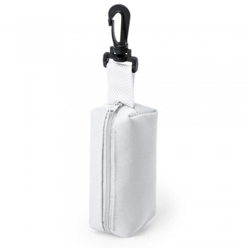 School set, pencil case with zipped main compartment and carabiner, 8 crayons and pencil sharpener AIV7820-02