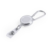 Ski pass with retractable cord 65 cm, carabiner hook AIV7398-02