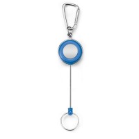Ski pass with retractable cord approx. 60 cm, carabiner AIV6403-11