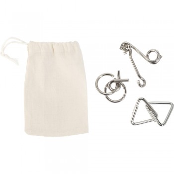 Mind game set, 3 games in drawstring pouch AIV7346-20