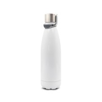 Air Gifts thermo bottle 500 ml with foldable handle, double vacuum walled, stainless steel inside and outside, packed in gift box, shiny finish, thermal insulation scale: 4 +leakproof AIV0843-02