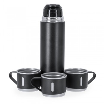 Thermos 420 ml and 3 mugs 140 ml