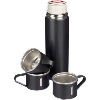 Thermos 420 ml, three cups 150 ml