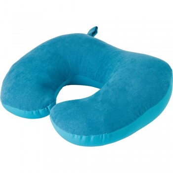 Travel cushion 2 in 1, can be transformed from round neck pillow to rectangular pillow by using zipper, super soft fabric AIV9882-11