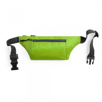 Waist bag, resistant ripstop material, 2 zipped compartments, adjustable strap AIV9941-10