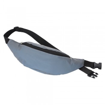 Waist bag, reflective material, zipped, adjustable strap AIV9976-32