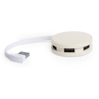Wheat straw USB hub 2.0