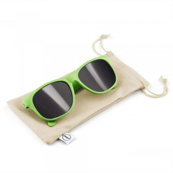 Sunglasses BRIGHT with UV400 protection, made from wheat straw, matt frames, cotton case included AIV7375-10