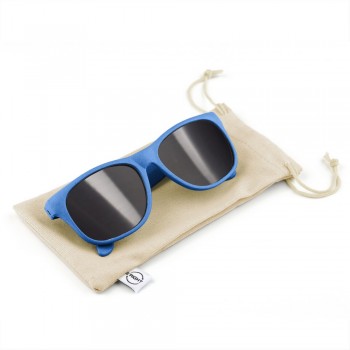 Sunglasses BRIGHT with UV400 protection, made from wheat straw, matt frames, cotton case included AIV7375-11
