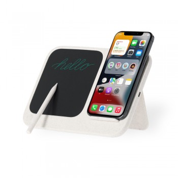 Wireless charger 15W, digital board, phone stand