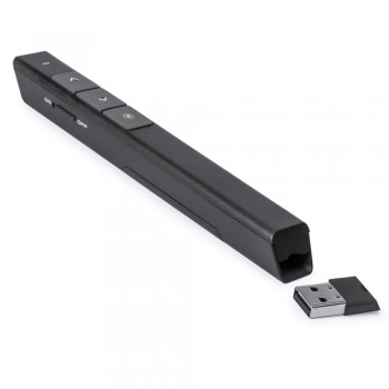 Wireless laser pointer 1 LED light, previous/next buttons for switching presentation slides, USB receiver included, in presentation box AIV3594/A-03
