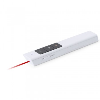 Wireless laser pointer 1 LED light, previous/next buttons for switching presentation slides, USB receiver included, in presentation box AIV3594/A-02