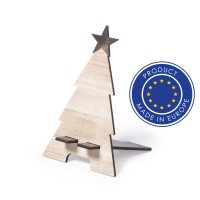 Wooden phone stand, Christmas tree design, foldable (made in Europe) AIV0596-00