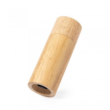 Wooden salt and pepper mill, refillable, reusable AIV8212-17