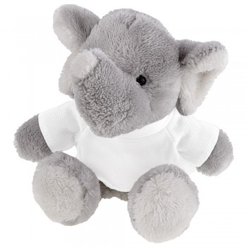 Elephant with white T-shirt suitable for printing (T-shirt packed separately) AIHE284-19