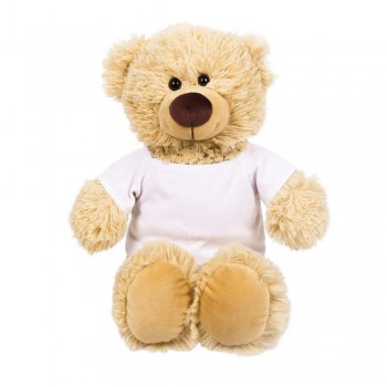 Teddy bear with white T-shirt suitable for printing (T-shirt packed separately) AIHE310-20
