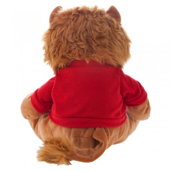 Sitting lion with T-shirt suitable for printing (T-shirt packed separately) AIHE669-16C