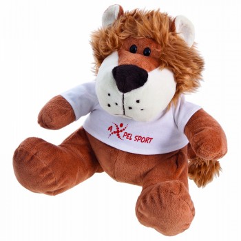 Sitting lion with T-shirt suitable for printing (T-shirt packed separately) AIHE669-16K