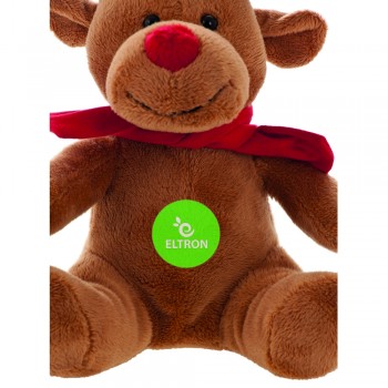 Reindeer with red scarf suitable for printing (scarf packed separately) AIHE682-16