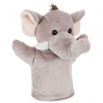 Plush elephant, hand puppet | Tank Elephant hand puppet, suitable for printing AIHE696-19