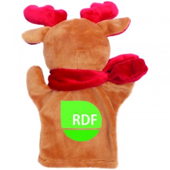 Reindeer hand puppet, suitable for printing AIHE698-16