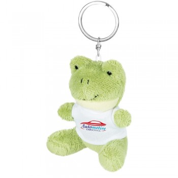 Frog with white T-shirt suitable for printing, keyring (T-shirt packed separately) AIHE741-06