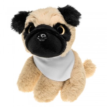 Pug with white neckerchief suitable for printing (neckerchief packed separately) AIHE745-18
