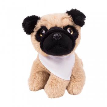 Pug with white neckerchief suitable for printing (neckerchief packed separately) AIHE745-18