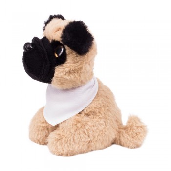 Pug with white neckerchief suitable for printing (neckerchief packed separately) AIHE745-18