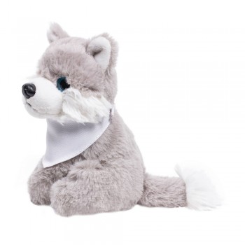 Wolf with white neckerchief suitable for printing (neckerchief packed separately) AIHE749-19