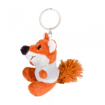 Fox with white T-shirt suitable for printing, keyring (T-shirt packed separately) AIHE755-16