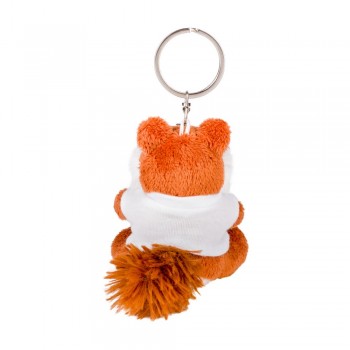 Fox with white T-shirt suitable for printing, keyring (T-shirt packed separately) AIHE755-16