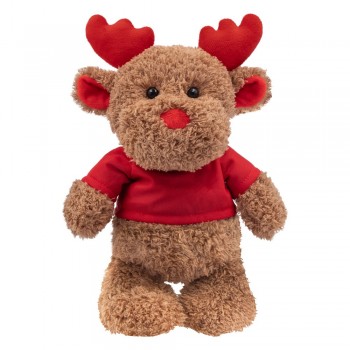 Reindeer with red T-shirt suitable for printing (T-shirt packed separately) AIHE797-16