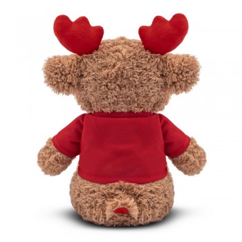 Reindeer with red T-shirt suitable for printing (T-shirt packed separately) AIHE797-16