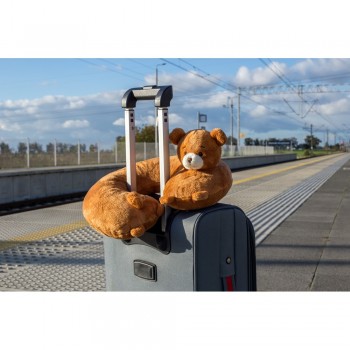 Plush teddy bear, travel pillow | Triperd