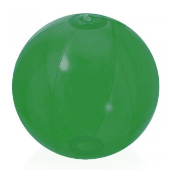 Inflatable beach ball, transparent (excl. -00), (panel: 12 x 30 cm, circuit of the inflated ball: ca. 84 cm) AIV8675-06