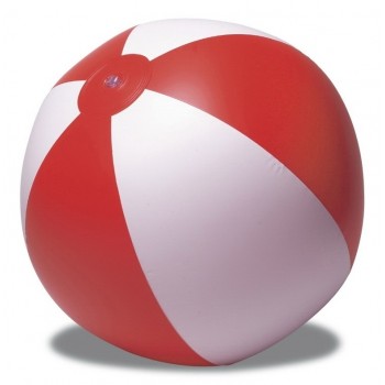 Inflatable beach ball (panel: 12 x 30 cm, circuit of the inflated ball: ca. 81 cm) AIV6338/A-05