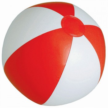 Inflatable beach ball (panel: 12 x 30 cm, circuit of the inflated ball: ca. 77 cm) AIV7833-52