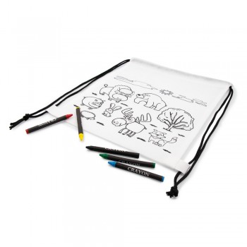 Drawstring bag for colouring, crayons | Brody