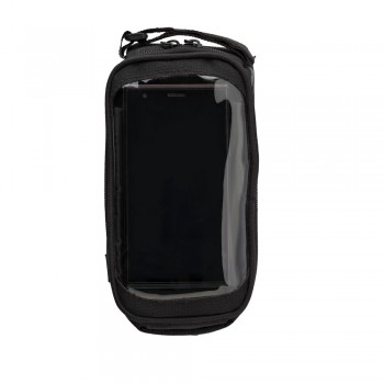 Bicycle bag Bicycle handle bar bag, zipped main compartment, separate compartment on top for mobile phone, earphones outlet, Velcro straps for attachment AIV0076-03