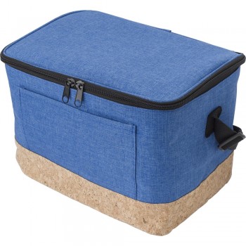 Cooler bag with cork finish