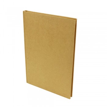 B'RIGHT notebook A5 | Hunt BRIGHT notebook A5 (64 lined sheets), pages made of kraft paper 80 g/m2, hard cover made from recycled cardboard, FSC certificate AIV0218-00